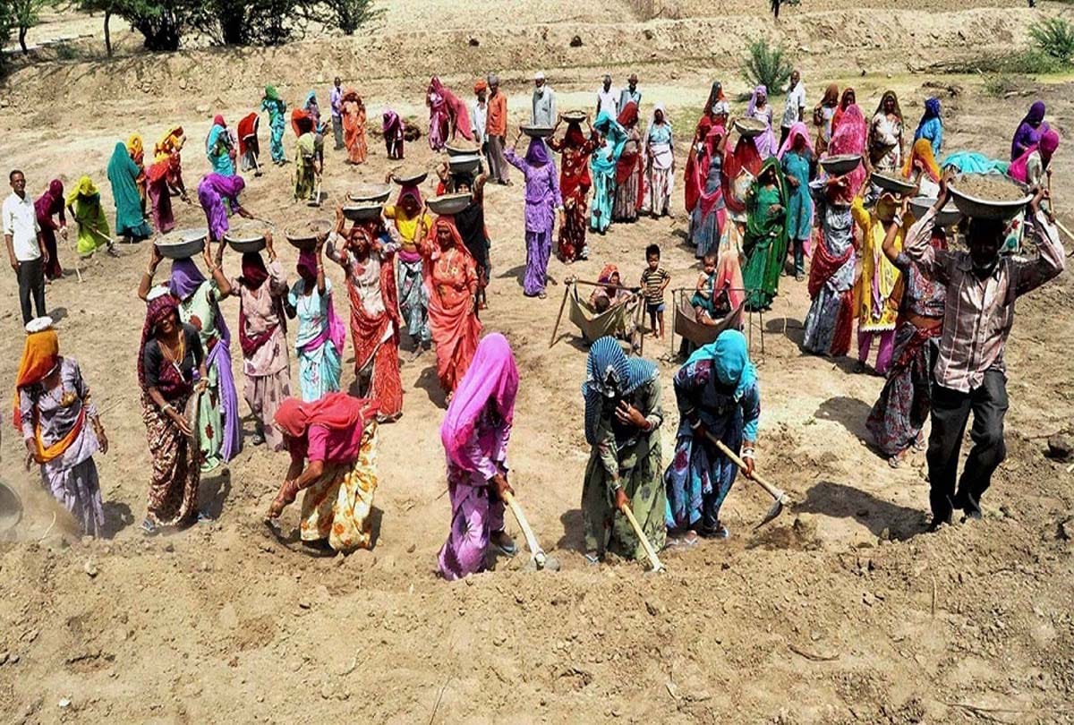 lockdown in hardoi: mgnrega works started in Hardoi