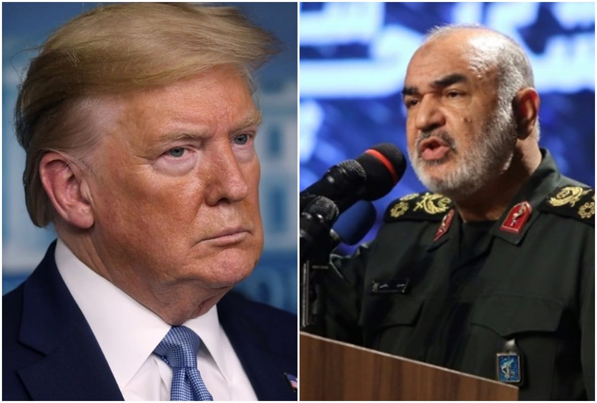 Iran guard commander General Hossein Salami threaten USA after Donald Trump warning
