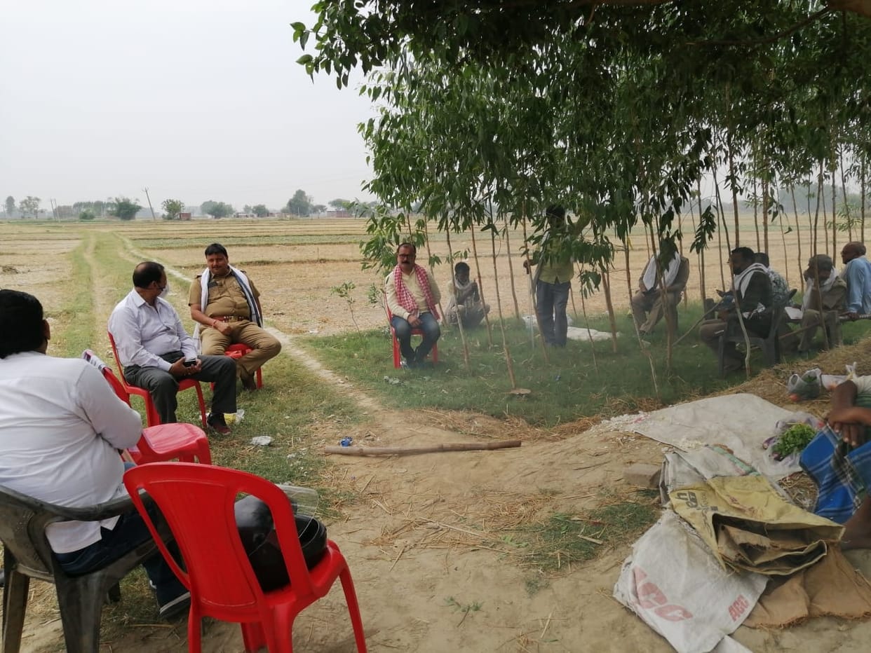 Leopard once again, stirred up in ghazipur
