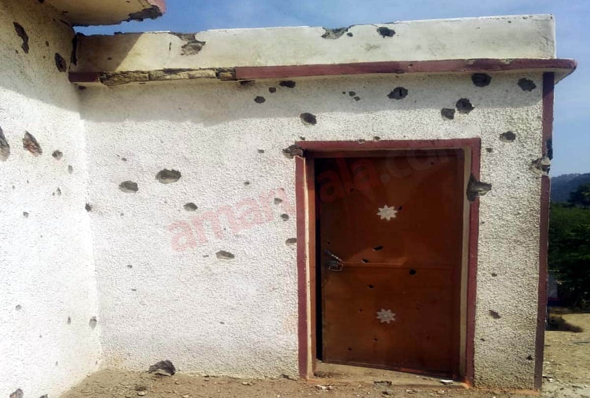Pakistan violates ceasefire in Nowshera Sector jammu kashmir, Houses damaged in Pakistani shelling