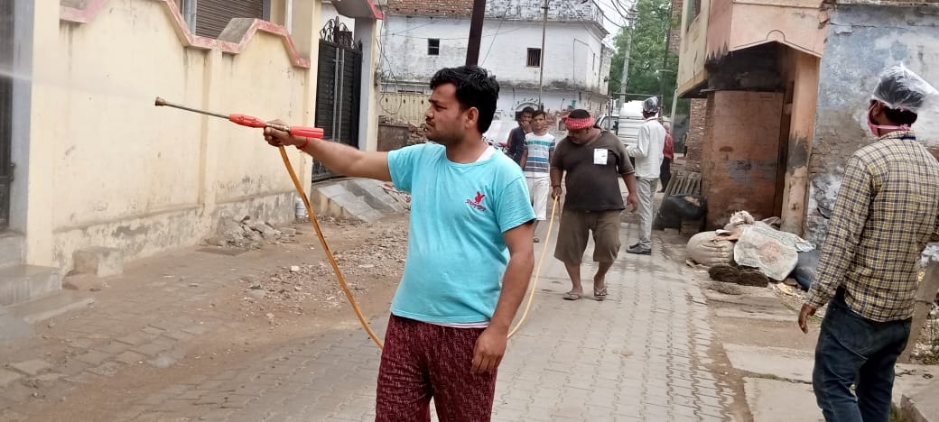 Sanitization took place in old Dashmi ward