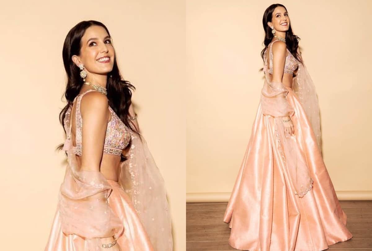 katrina kaif sister isabelle kaif look stunning in pink outfit