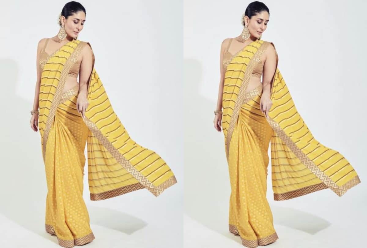 year ender 2020 kareena kapoor wore kaftan dress to silver lehenga most stylish dress this year