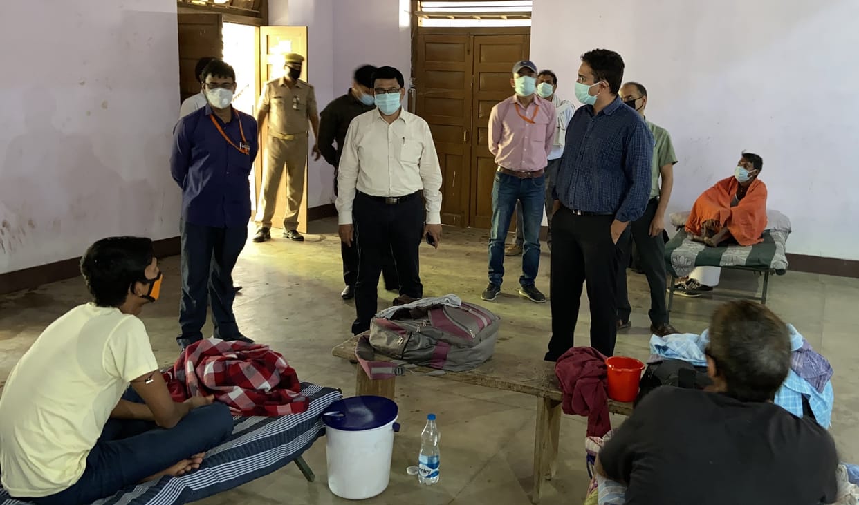 DM inspected the Quarantine Center