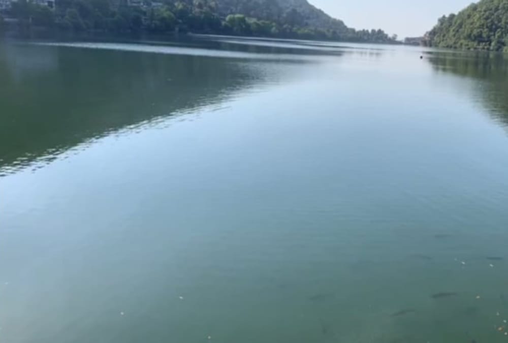 Lockdown Uttarakhand: Naini Lake water Very clean, Fishes see even 20 feet down in water