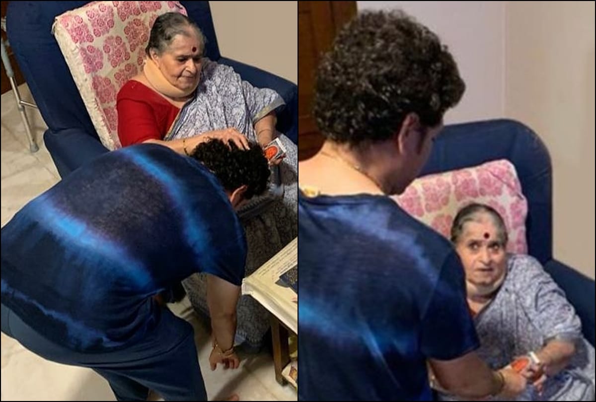 sachin tendulkar gets special gift from mother on his 47th birthday 