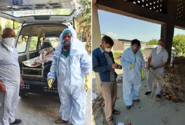 People did not join the funeral of a elderly due to fear of Corona virus