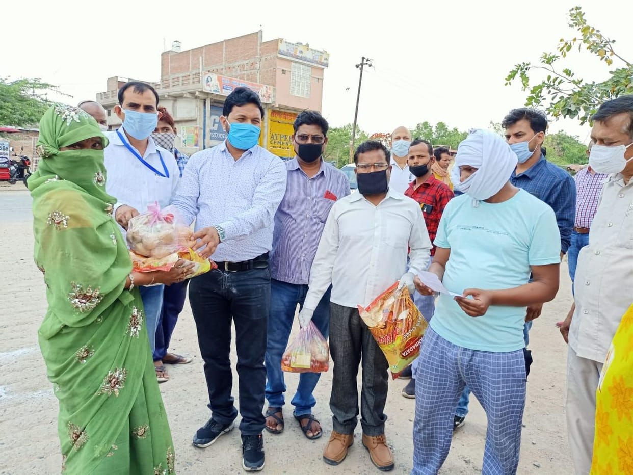 Delivered door-to-door supplies to the needy
