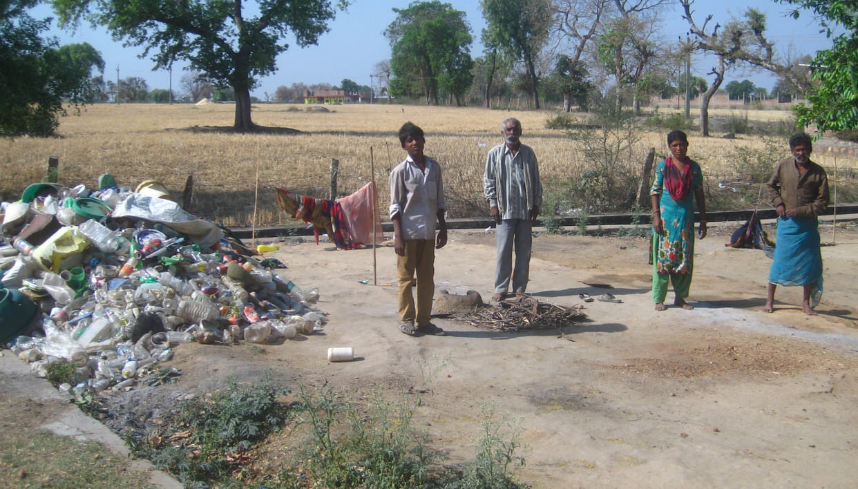 garbage collecter forced for begging