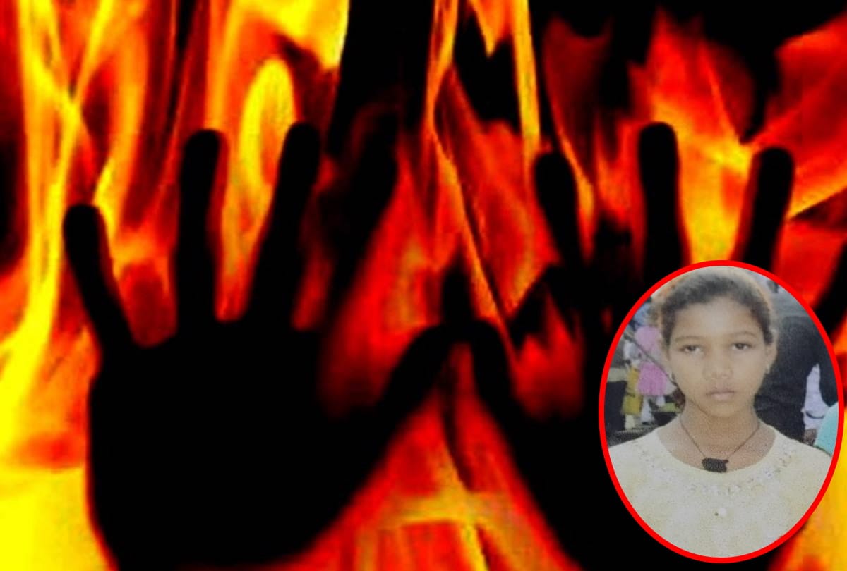 Girl died during burn due to fire in hut at gorakhpur