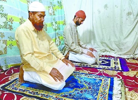 Taraweeh prayers performed at home