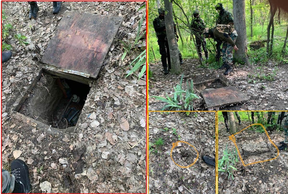 Encounter between militants and security forces in Awantipora, underground hideout busted