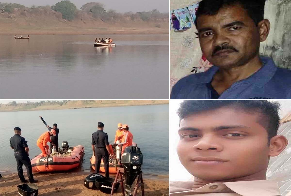 fatehpur : After 15 hours, the dead body of the daroga and sipahi was removed from the river