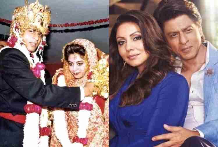 shah rukh khan gauri and these bolllywood perfect couple here trasformation looks