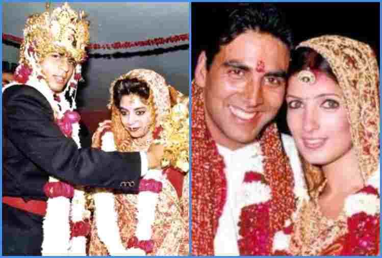 shah rukh khan gauri and these bolllywood perfect couple here trasformation looks