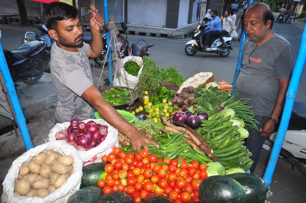 relief in vegitable rate
