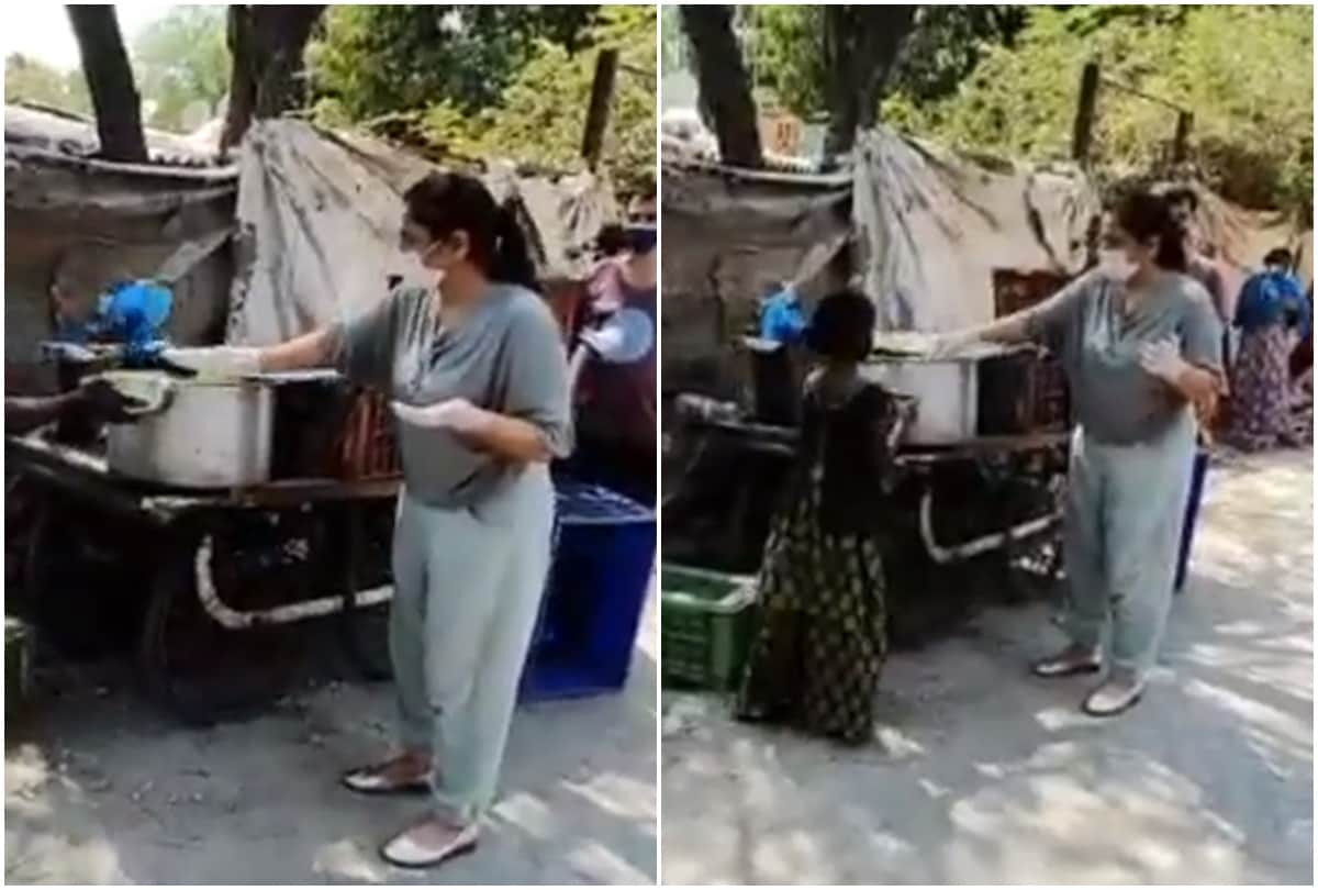 Archana Puran Singh Distributes Food To The Poor With Husband Parmeet Sethi Video Goes Viral on Social Media