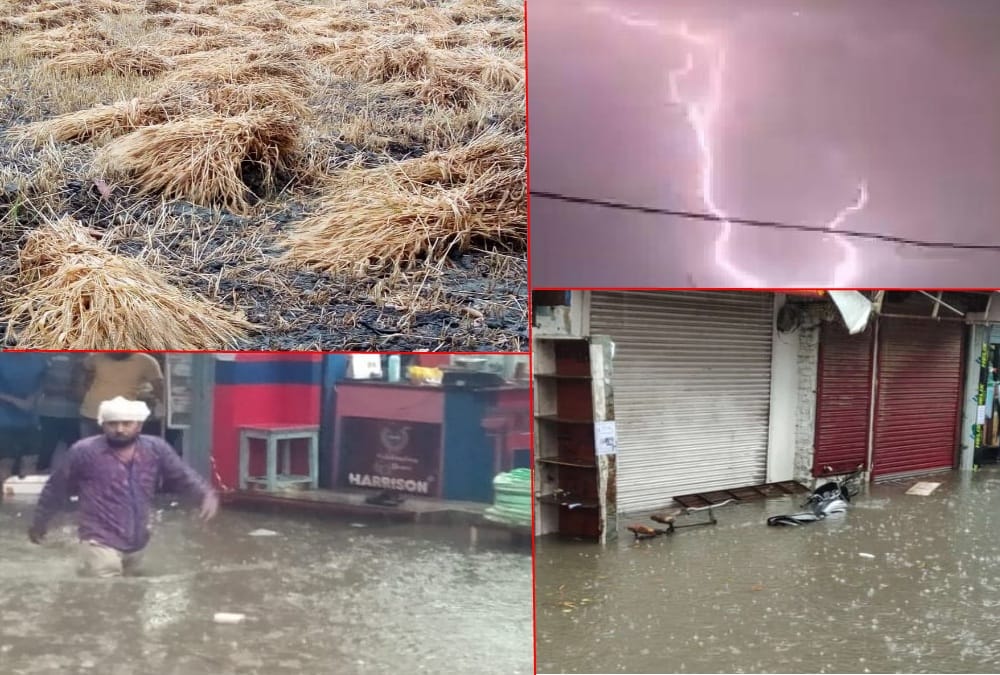 Uttarakhand weather: Rainfall and hailstorm Destroys Crops  and Water logging