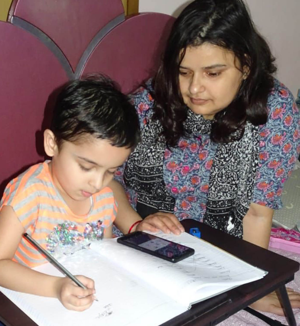 Child examiners, guardians become room inspectors