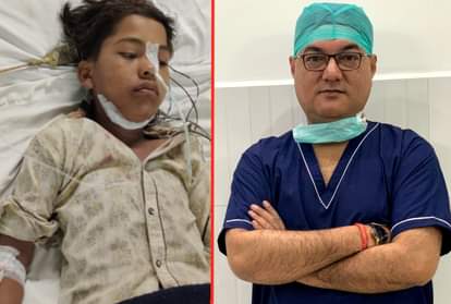 सर्जन डॉक्टर अभिषेक जीना ने राज को दिया जीवनदान।