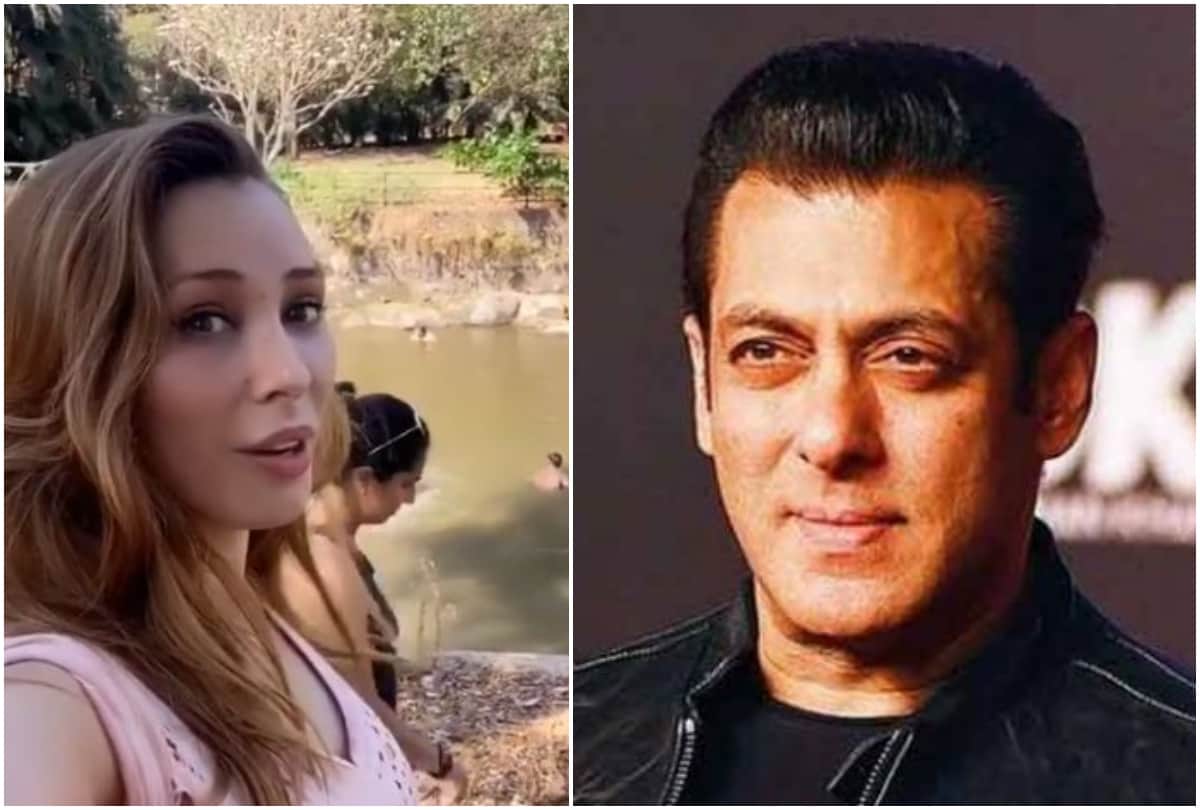 Salman Khan rumoured girl friend Iulia Vantur catches fishes at farmhouse video viral