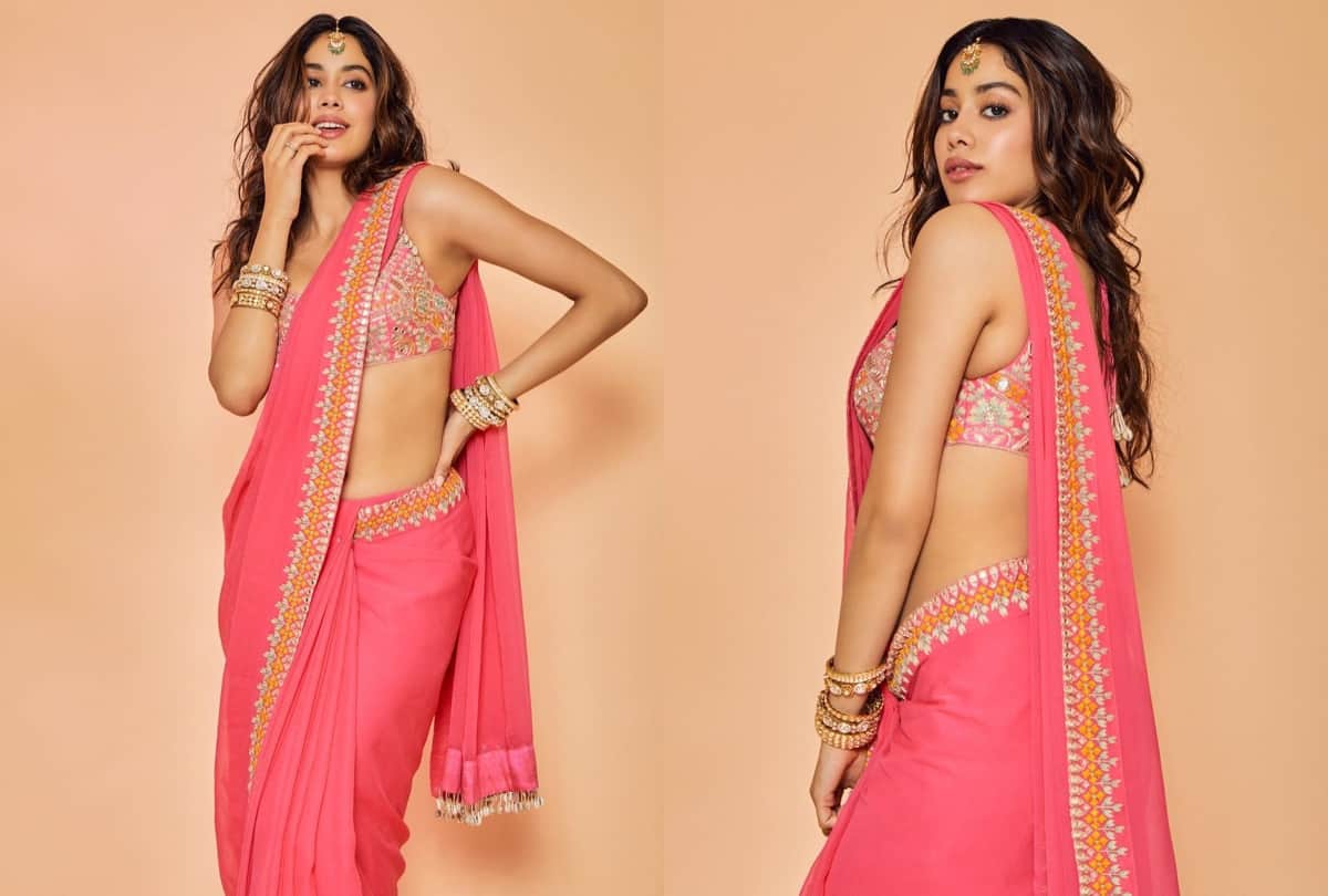 different and trendy bollywood inspired saree draping style follow by janhvi kapoor to katrina kaif