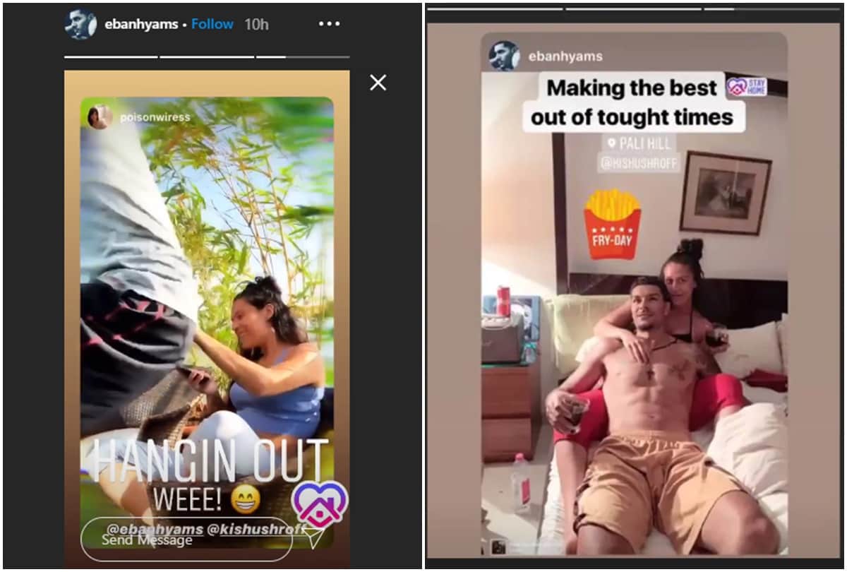 Tiger Shroff Sister Krishna Shroff Spending Quality Time With Boyfriend Eban Hyams During Lockdown
