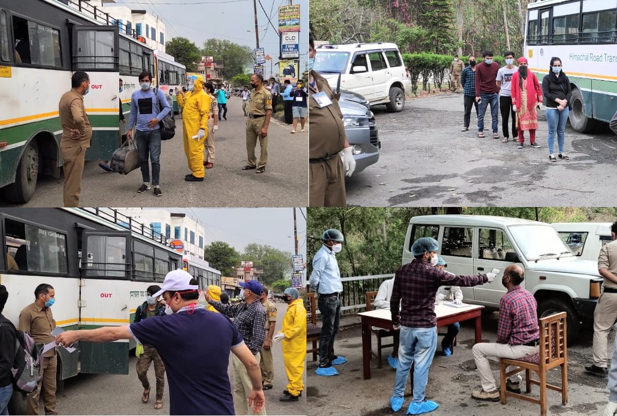 Lockdown 2.0 in Himachal Pradesh side story of Kota students reached una himachal pradesh