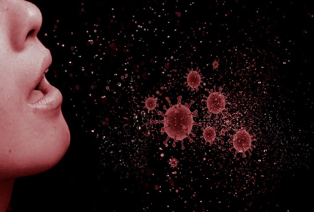 covid19, coronavirus, Droplets can be dangerous while talking