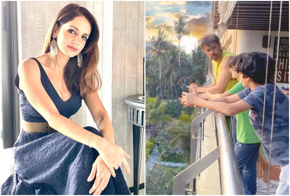 Hrithik Roshan Ex Wife Sussanne Khan Shares ex Husbands Photo With Kids and Told What is Life