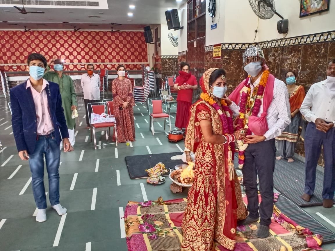 Married in lockdown, boy's parents blessed with video conferencing
