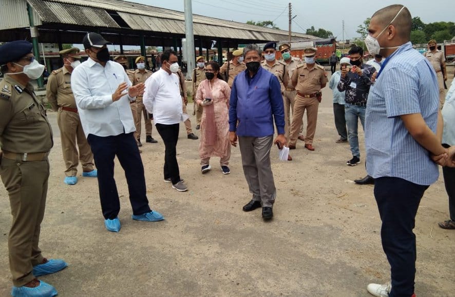 Nodal officer inspected hotspot and quarantine center
