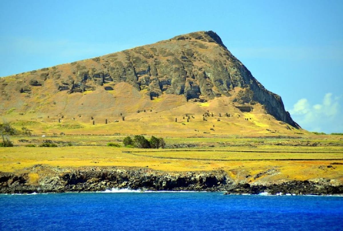 Mystery of Easter Island statues Moai by the Rapa Nui people