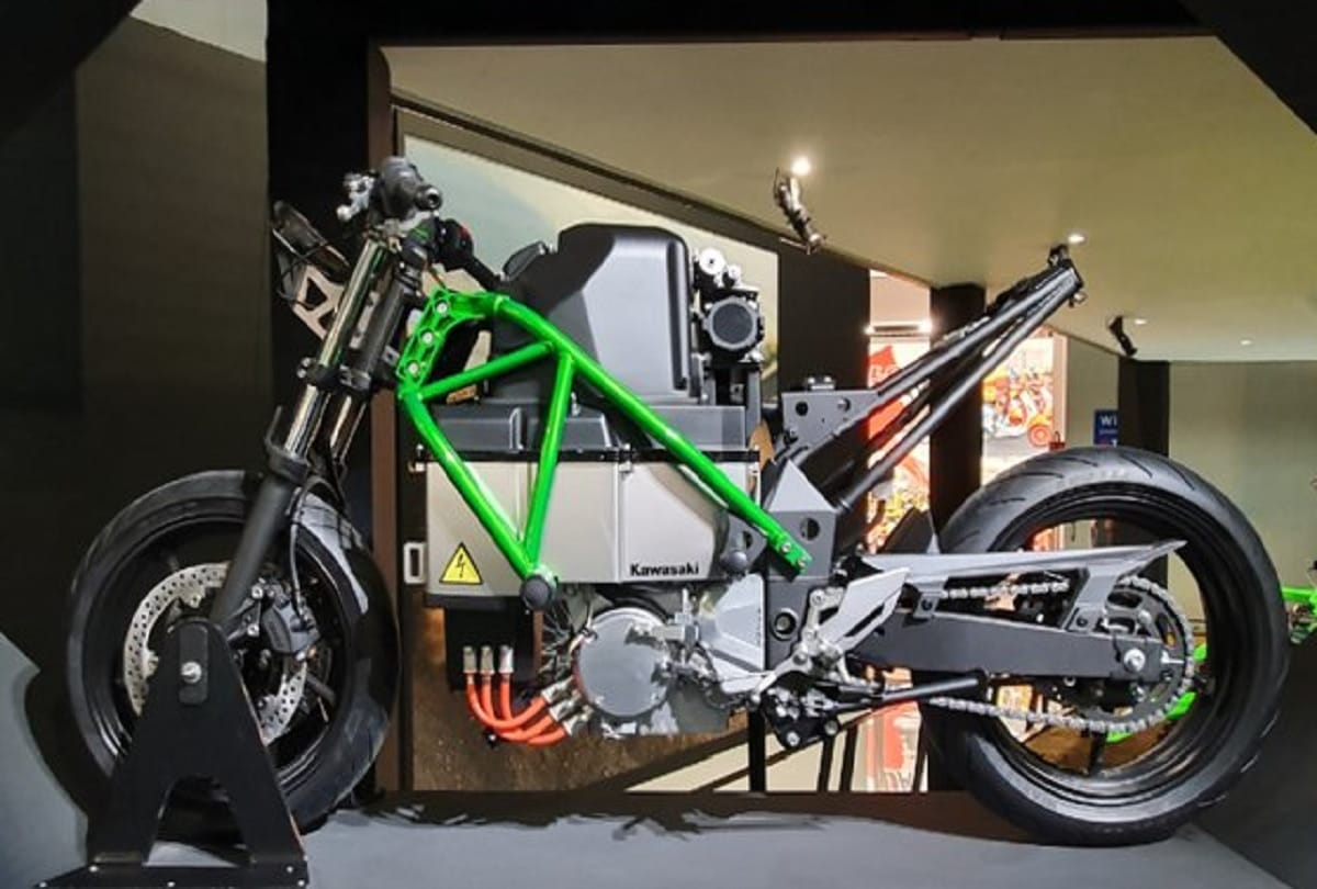 Kawasaki may launch its first electric bike soon teaser video released