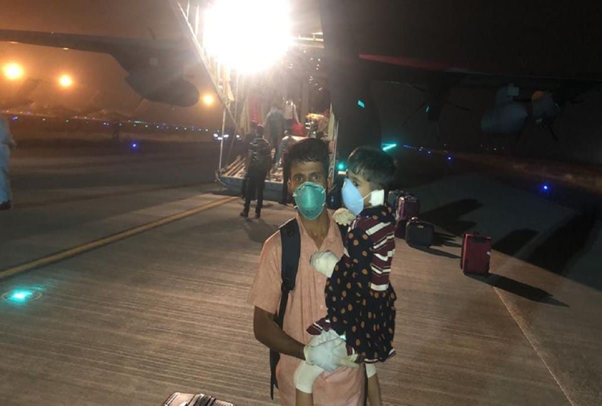 Air Force brought cancer patient girl from Kuwait amid covid19 crisis