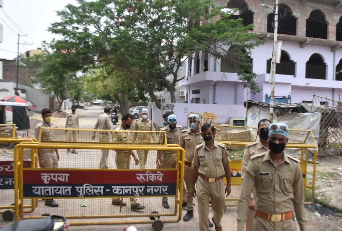 kanpur lockdown news in hindi: RRF posted at three hotspots areas