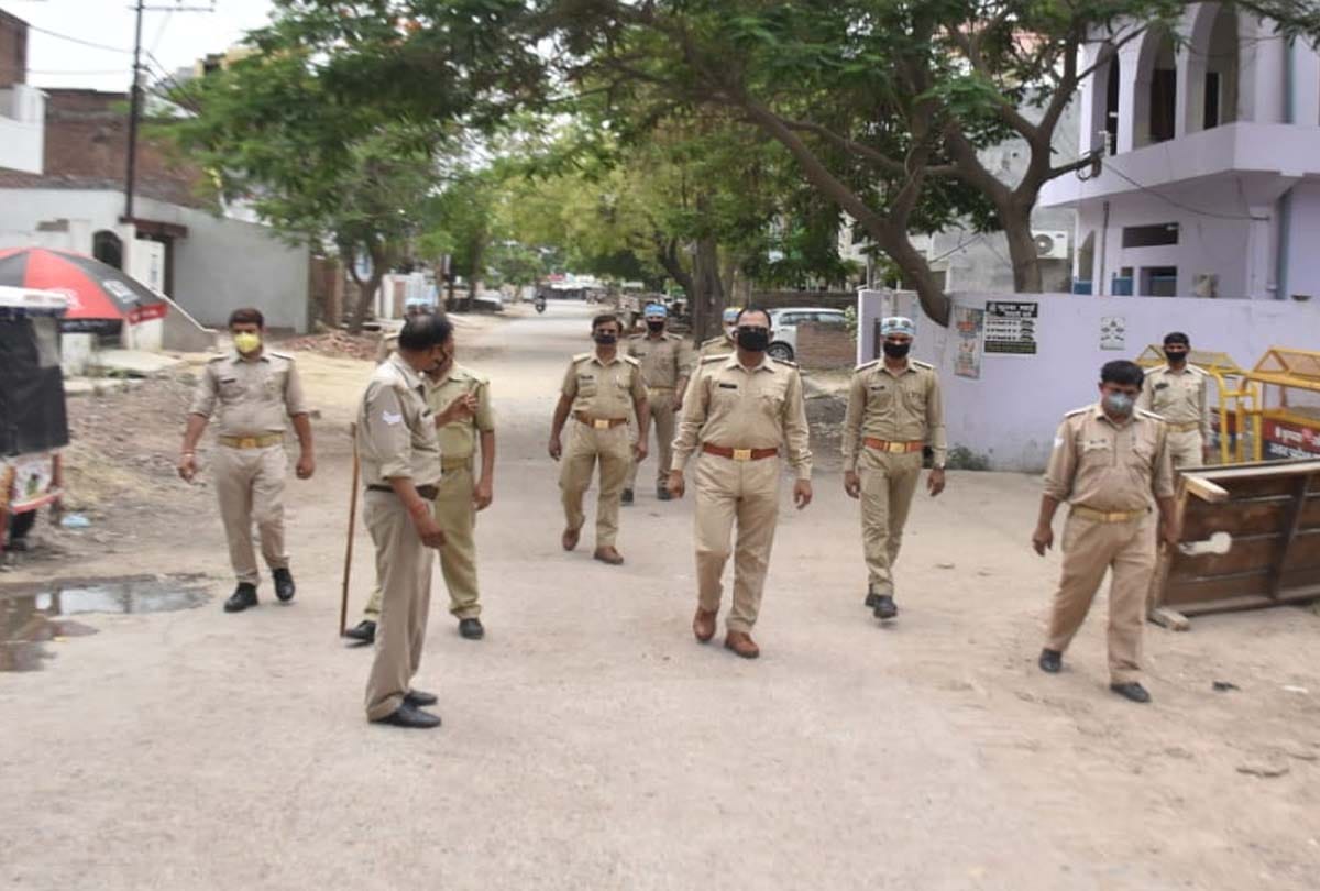 kanpur lockdown news in hindi: RRF posted at three hotspots areas
