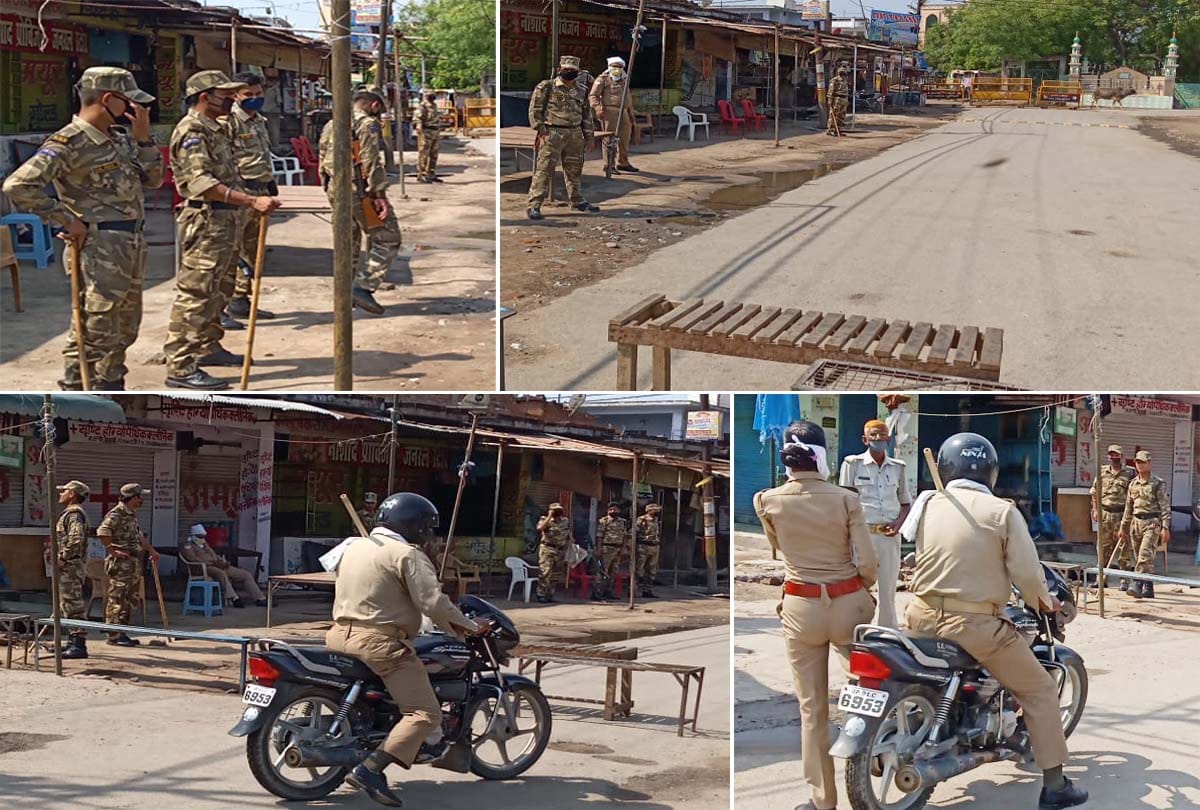 kanpur lockdown news in hindi: RRF posted at three hotspots areas