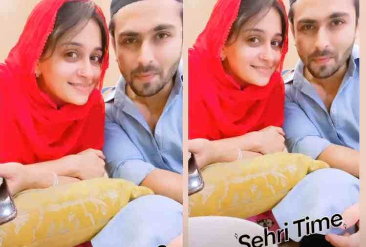 dipika kakar share photos with husband shoaib ibrahim during sehri time
