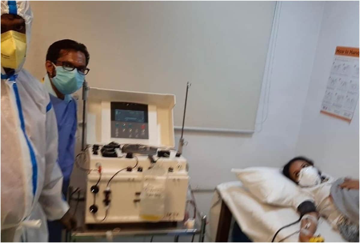 Nafisa Ali Niece COVID19 Warrior Diya Naidu donate Plasma In Karnataka post viral