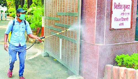 Panic spread from DM's bungalow to CMO office after uproar of wife of infected youth