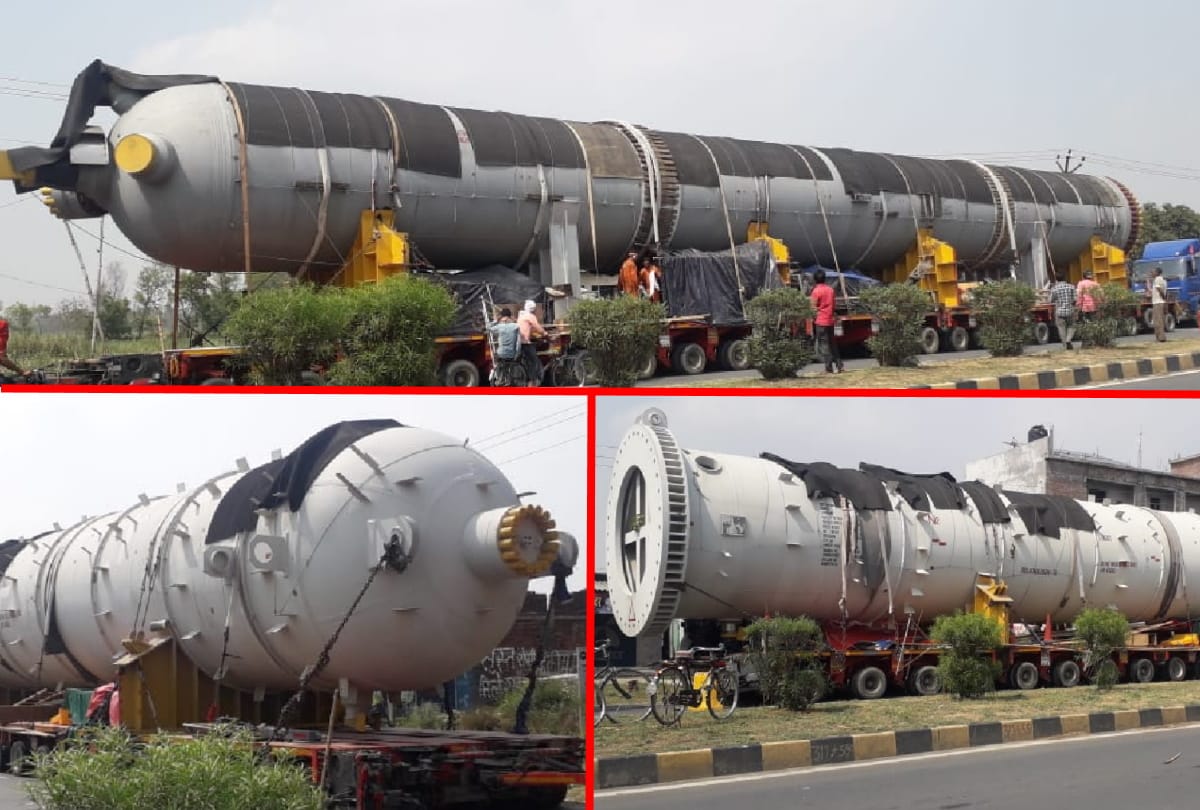 giant turbine of gorakhpur fertilizer factory see latest photos