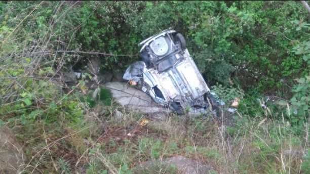 Car falls into a ditch, five youth injured, case registered
