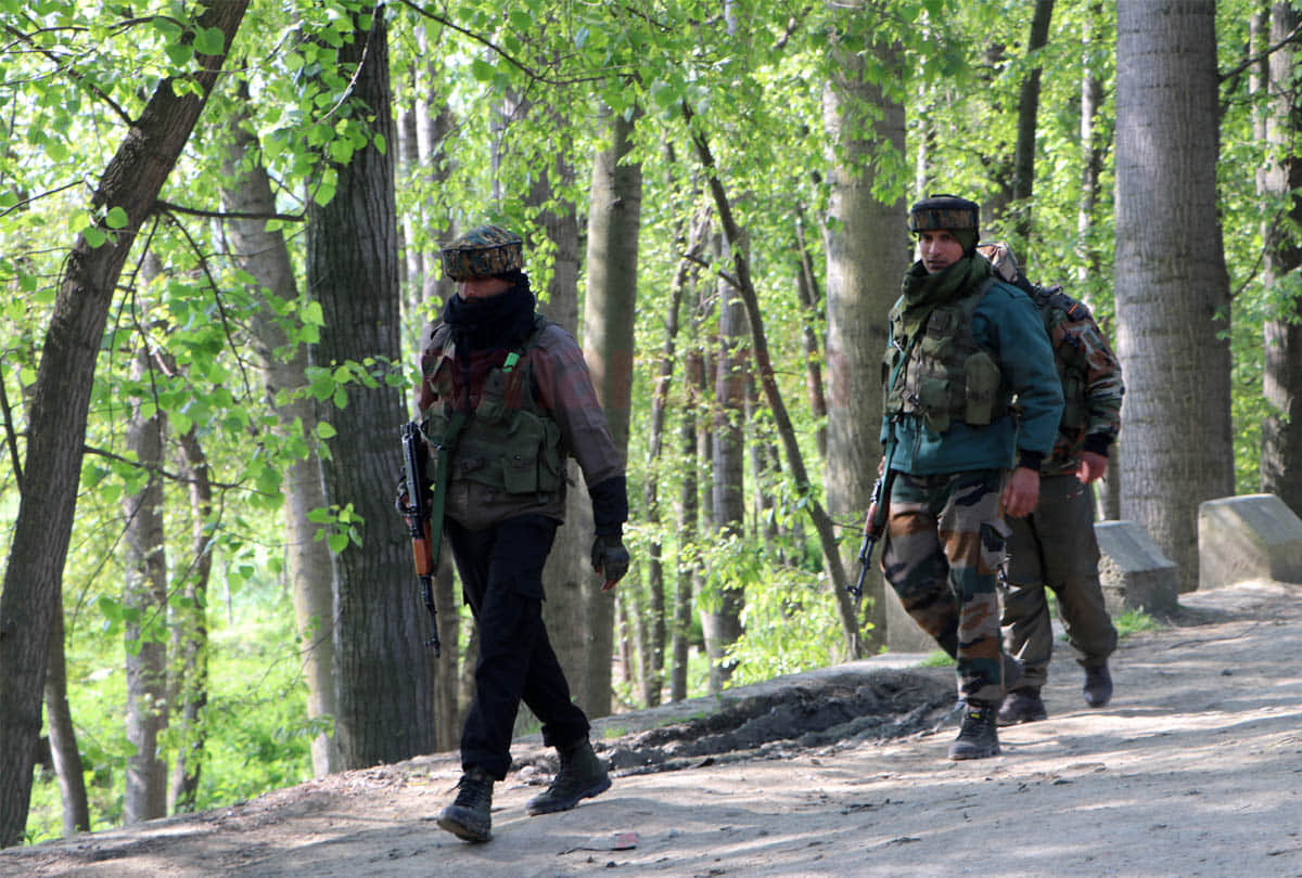 Btech pass out terrorists associate killed in kulgam encounter jammu kashmir