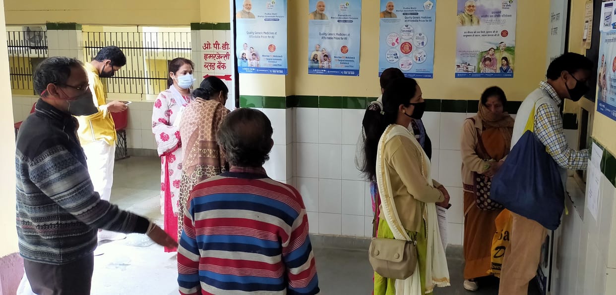 People upset over the dismantling of masks, sanitizers at Jan Aushadhi Kendra