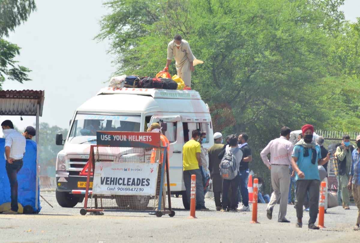 lockdown in Jammu Kashmir (J&K) news in Hindi, People reached to Jammu Kashmir who trapped in Himachal and Punjab due to lockdown