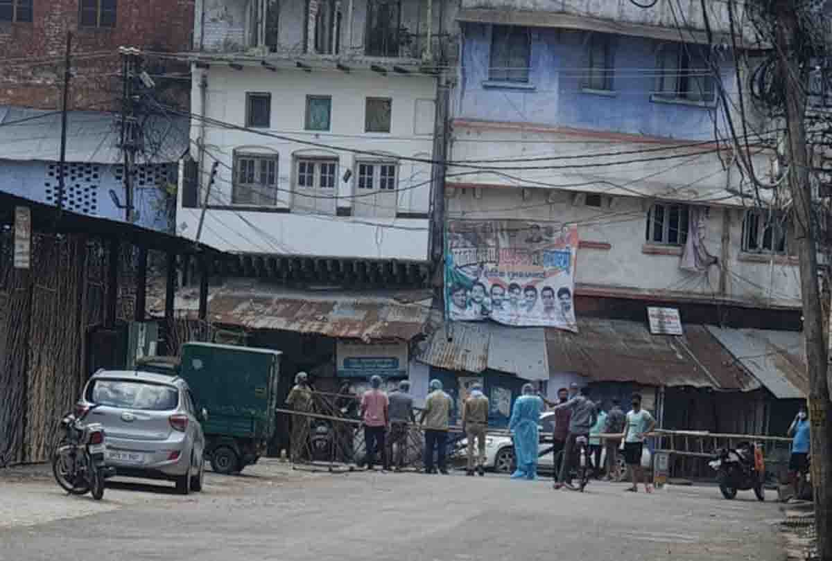 Police line, collectorganj hotspot declared, investigation report positive after woman's death