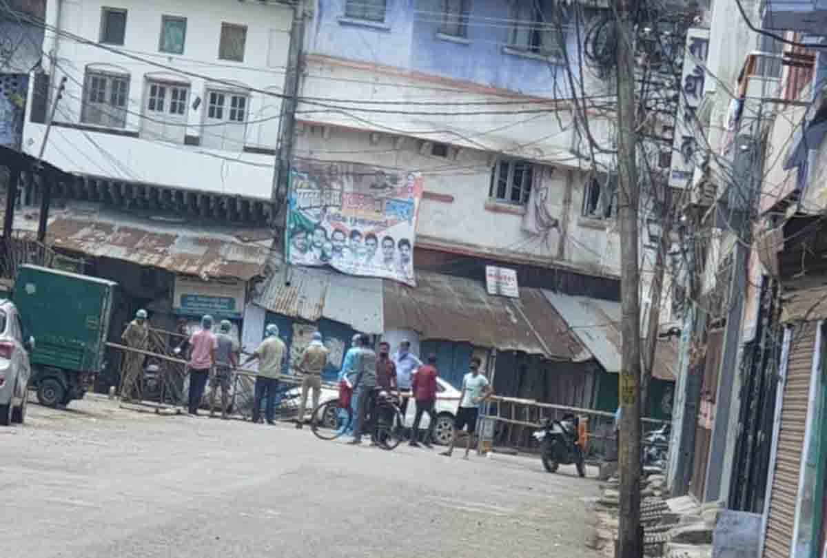 Police line, collectorganj hotspot declared, investigation report positive after woman's death