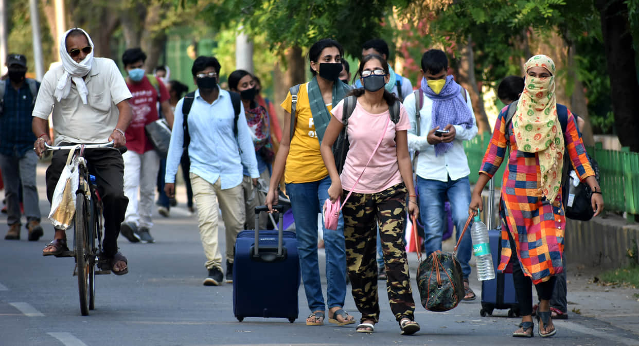 Future concern over the joy of students returning home in lockdown