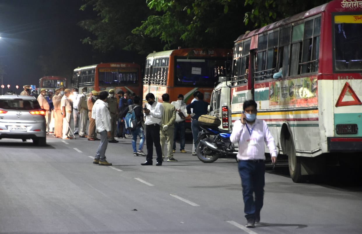 128 workers quarantined from Punjab and Haryana